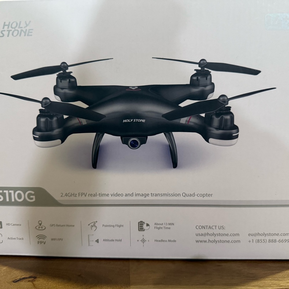 Holy Stone Black Drone with Camera